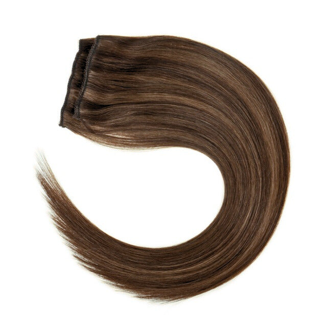 Highlighted Brown Clip In Hair (60cm)
